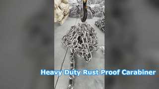 Carabiner Gerbang Sekrup Stainless Steel Tugas Berat